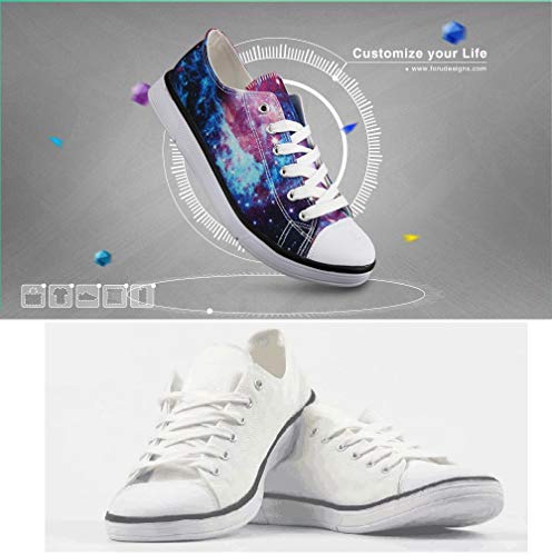 CXWLK Zapatos Bajos con Estampado De Dibujos Animados En Rosa Zapatillas Lona Mujer Deporte Casual Bambas Playeras Blancas Bajas 37