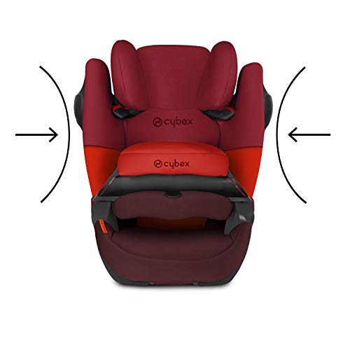 Cybex - Silla de coche grupo 1/2/3 Pallas M-Fix SL, silla de coche 2 en 1 para niños, para coches con y sin ISOFIX, 9-36 kg, desde los 9 meses hasta los 12 años aprox.Pure Black