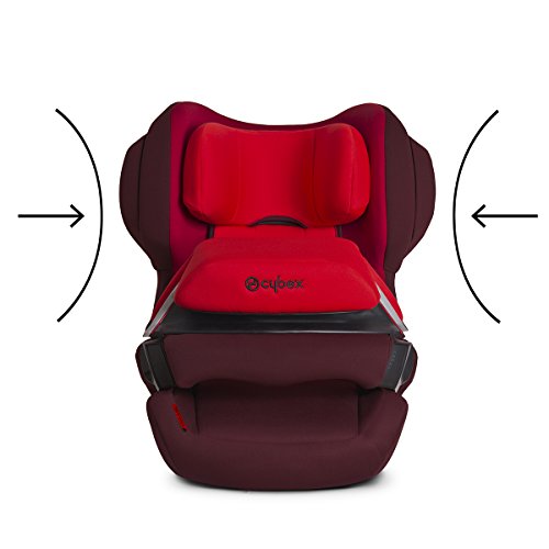 Cybex Silver Juno 2-Fix 517000959 Silla de Coche, Grupo 1, con Isofix, Rojo (Rumba Red)