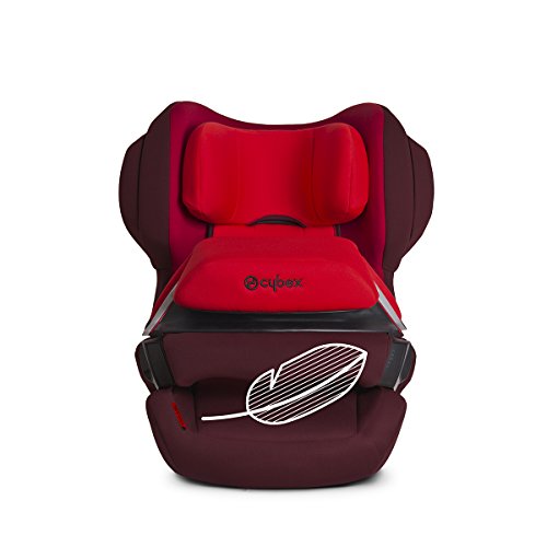 Cybex Silver Juno 2-Fix 517000959 Silla de Coche, Grupo 1, con Isofix, Rojo (Rumba Red)