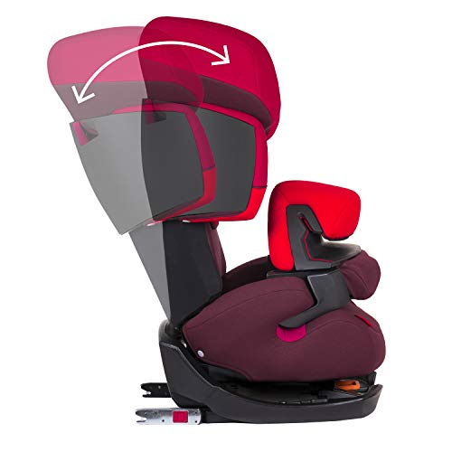 Cybex Silver Pallas-Fix 512110005 Silla de Coche Grupo 1/2/3, 2 en 1, para Niños, Negro (Pure Black)