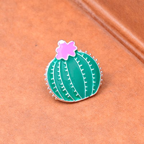 Daesar Broche Aleación Mujer Broche Mujer Ropa Broche Nopal Planta Avión de Papel Gafa Helado Mujer Broche de Mujer Estilo 7