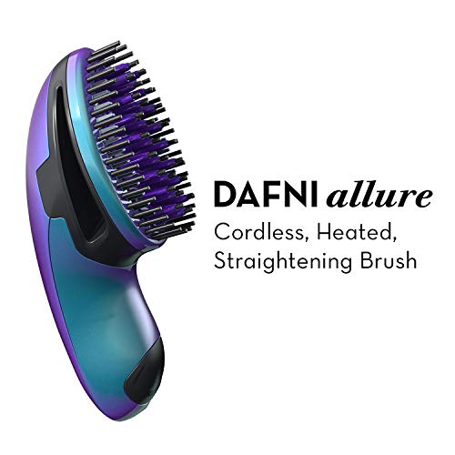 DAFNI Allure: cepillo alisador de cabello inalámbrico – Peina su cabello hasta 10 veces más rápido que una plancha flar [EU Plug]
