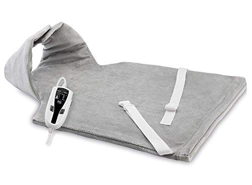 Daga NCD-Almohadilla Eléctrica Ergonómica para Nuca, Cervical y Dorsal, 46x36 cm