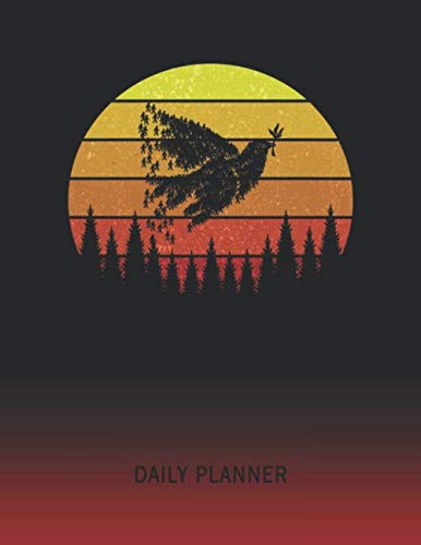 Daily Planner: Dove | 2021 - 2022 | Plan Each Day for 1 Year | Retro Vintage Sunset Cover | January 21 - December 21 | Planning Organizer Writing ... | Plan Weeks Set Goals & Get Stuff Done
