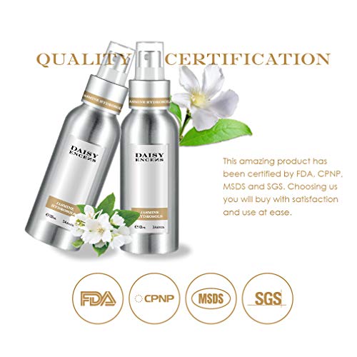 Daisy Encens Agua Floral Hidrolato de Jazmín 100% Pura y Natural, Tónico Para la Piel 100ml