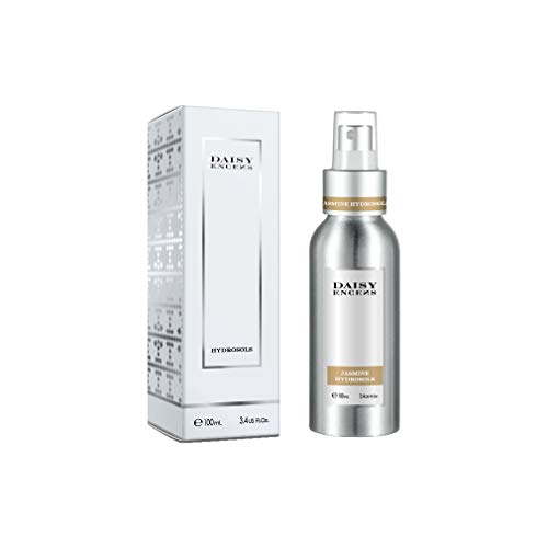 Daisy Encens Agua Floral Hidrolato de Jazmín 100% Pura y Natural, Tónico Para la Piel 100ml