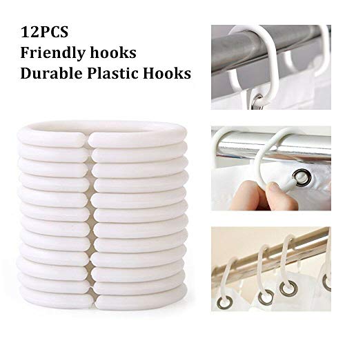 dangfeipeng Tulip Flower Field Baño Cortina de Ducha Cortinas de baño Impermeable Sunset Glow