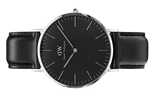 Daniel Wellington Reloj analogico para Unisex de Cuarzo con Correa en Piel DW00100133