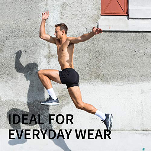 DANISH ENDURANCE Calzoncillos Bóxers de Algodón para Hombre, Ropa Interior, Elásticos, Ultrasuaves, Pack de 6 (Negro, XL)