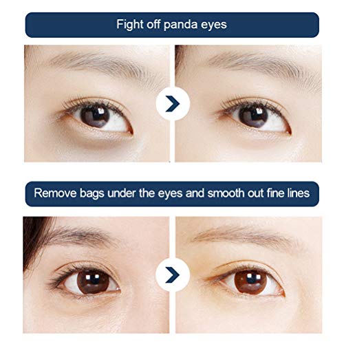 Daxoon Almohadillas para los Ojos Almohadillas antienvejecimiento, 30 Pares de mascarilla hidratante antienvejecimiento con ácido hialurónico para Mejorar Las Bolsas de los Ojos