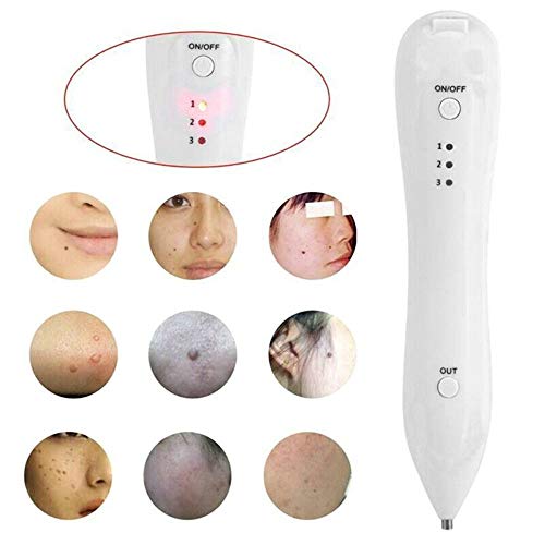 DBWICH Pluma de eliminación de Manchas instantáneas, Pluma de eliminación de Manchas de Belleza eléctrica, Pluma de eliminación de Lunares Recargable portátil para verrugas, peca