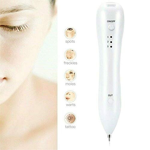 DBWICH Pluma de eliminación de Manchas instantáneas, Pluma de eliminación de Manchas de Belleza eléctrica, Pluma de eliminación de Lunares Recargable portátil para verrugas, peca
