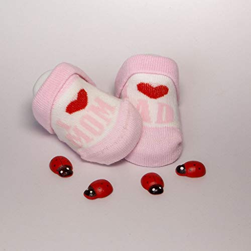 De regalo de calcetines para bebé Regalo único para baby shower o recién nacido para niños y niñas 1 par 0-3 meses