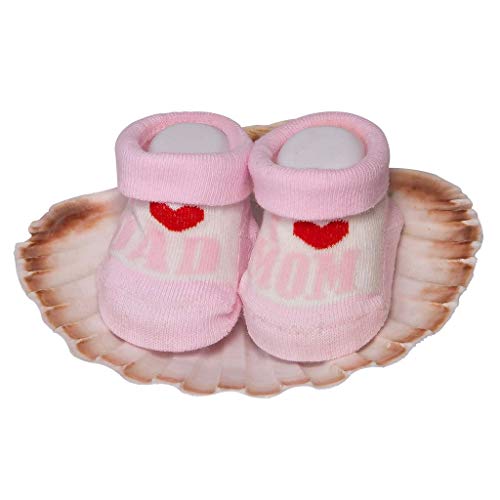 De regalo de calcetines para bebé Regalo único para baby shower o recién nacido para niños y niñas 1 par 0-3 meses
