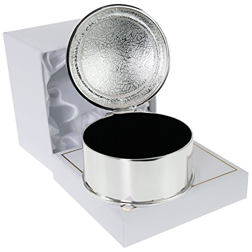 De Walden - Joyero chapado en plata para niña de 80º cumpleaños, 80 años