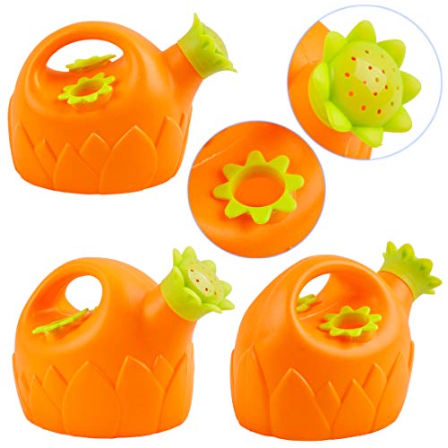 deAO Herramientas de Jardín para Niños y Niñas Juego de Botánica y Jardinería Infantil Conjunto Incluye Accesorios y Macetas