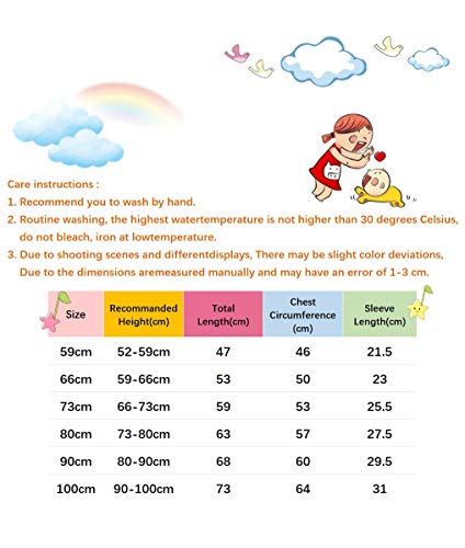 DEBAIJIA Bebé Mameluco 0-2T Recién Nacido Peleles Infantil Monos Niños Pijama Niña Ropa de Dormir Niño Camisones Franela Unisexo (Azul-66)