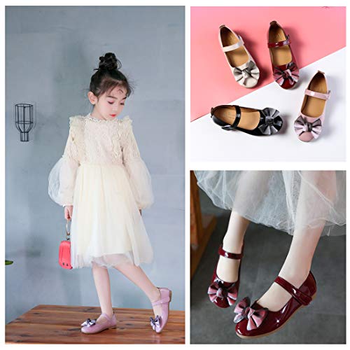 DEBAIJIA Princess Niñas Zapatos 2-9 Años Zapatillas Moda Niños Clásico Hermosa Flor Tendencia Primavera Otoño Fondo Suave Cuero Baile Dulce Pequeño Fresco Caminar Al Aire Libre