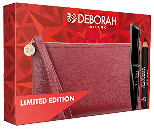 Deborah Milano Maquillaje para los Ojos Deborah Ojos Mascara 24 Ore Absolute Volume + Sombra + Neceser O-6-1 Unidad