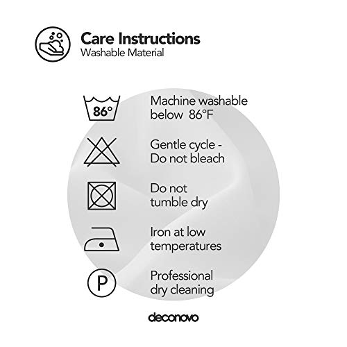 Deconovo Cortinas Salon Opacas Termicas para Dormitorio Moderno con Ojales 2 Piezas 140 x 245 cm Gris Claro