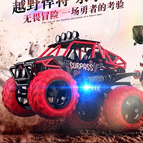 Decoración de escritorio 2WD 360 ° tirón sobre el coche del truco de 2.4G Profesional de control remoto de camiones de juguete recargable mini RC de vehículos con faros LED Fuerte caballos de fuerza O