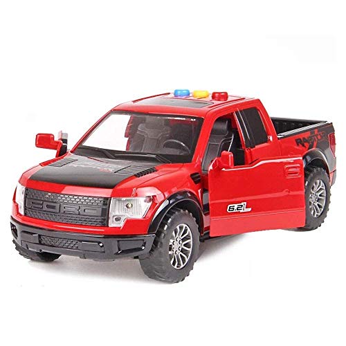 Decoración de escritorio del camión de juguete Tome fricción de coches de juguete de tracción accionó el mini vehículos coches de juguete juguetes Monster Truck Tire hacia atrás de dibujos animados ve