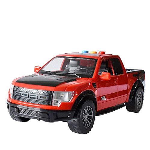 Decoración de escritorio del camión de juguete Tome fricción de coches de juguete de tracción accionó el mini vehículos coches de juguete juguetes Monster Truck Tire hacia atrás de dibujos animados ve