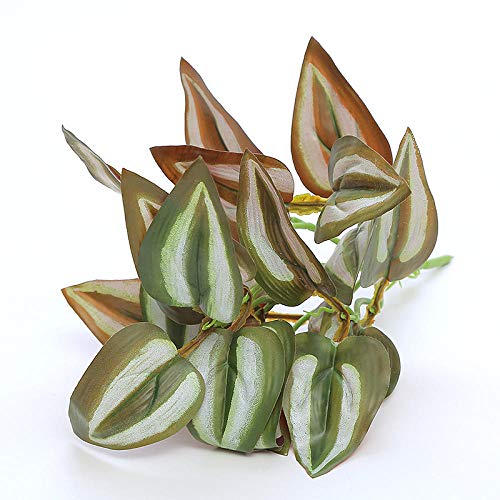 Decoración del hogar Planta de simulación Planta Verde arreglo de Flores en Maceta Planta Pared Material a Juego eneldo Verde Hoja de ceja Verde