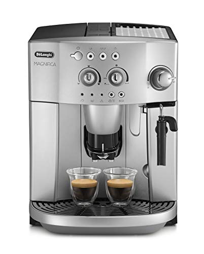 De'longhi Magnifica Esam 4200.S - Cafetera superautomática, 1450w, sistema cappuccino, capacidad 1,8l, 15 bares presión, plateado