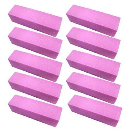 Demarkt 10Pcs Lima de Uñas de Bloque de Tofu de Alta Elasticidad Juegos de Herramientas de Manicura Pulida Moliendo