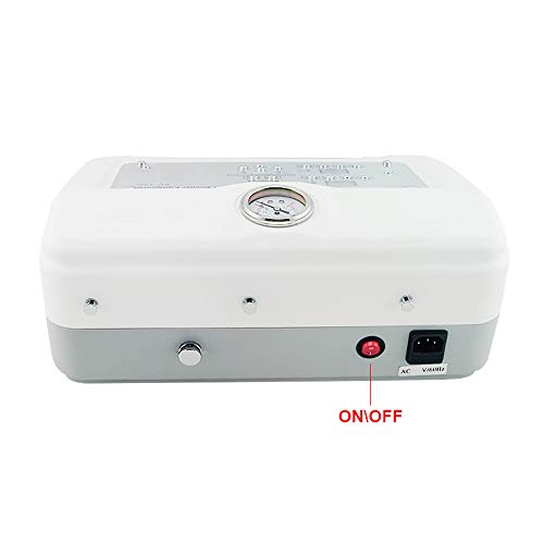 Denshine 4 en 1 Ultrasónica Microcorriente Scrubber de Piel Máquina de Diamante Microdermoabrasión Equipo Profesional del Salón Cuidado Facial para Uso Personal Casero