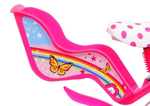 Denver - Bicicleta Infantil de 14 Pulgadas, diseño de Unicornio, Color Blanco y Rosa