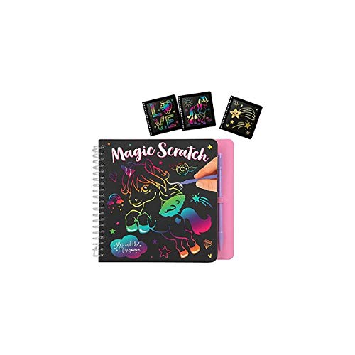 Depesche 10710 Magic Scratch Book, Ylvi y los Minimoomis - Libro para Colorear