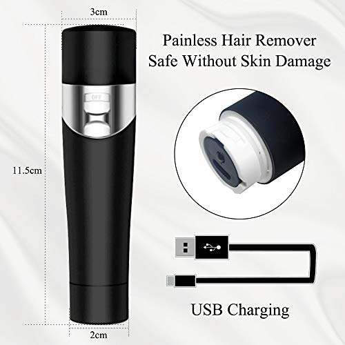 Depiladora Facial Mujer 5 en 1 Kit de Afeitadora Electrica Mujer Recargable con USB Impermeable Depiladora Mujer, para Depiladora Facial, Recortadora de Cabello para Cejas y Nariz,Depiladora de Cuerpo