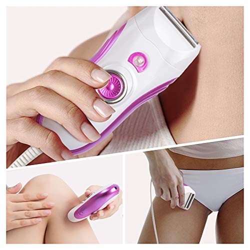 Depiladora Mujer Depilación Suave Afeitadora Femenina sin Dolor Recortadora Corporal Kit