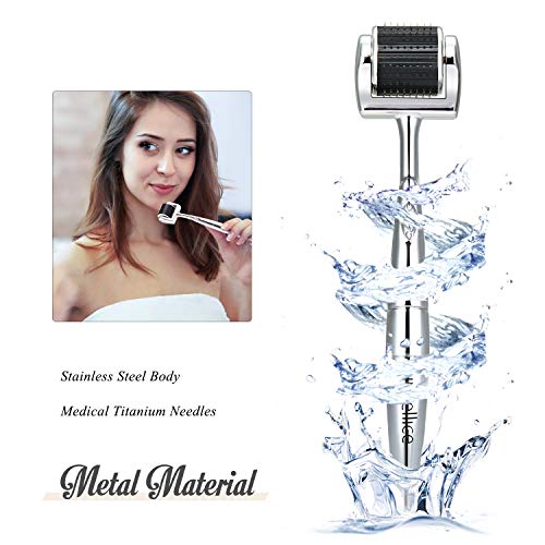 Derma Roller 1.0mm - Rodillo de microagujas de titanio para la cara INCELL ICE