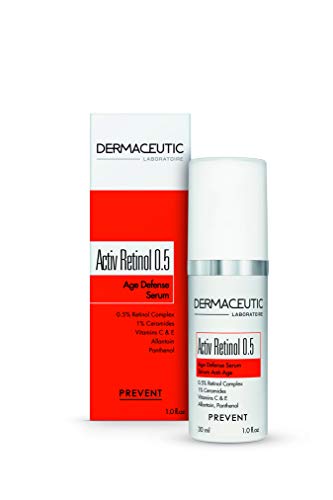 Dermaceutic Activ Retinol 0.5 - Suero antienvejecimiento con retinol de mediana intensidad - Suero facial con vitamina C/E - 30 ml