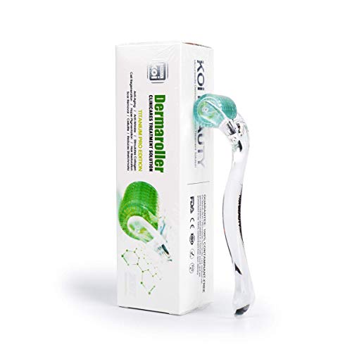 Dermaroller 0.5 Derma Roller 0.5mm 200 Microagujas Rodillo Rollo Titanio para Piel Problema Microneedle Derma Roller