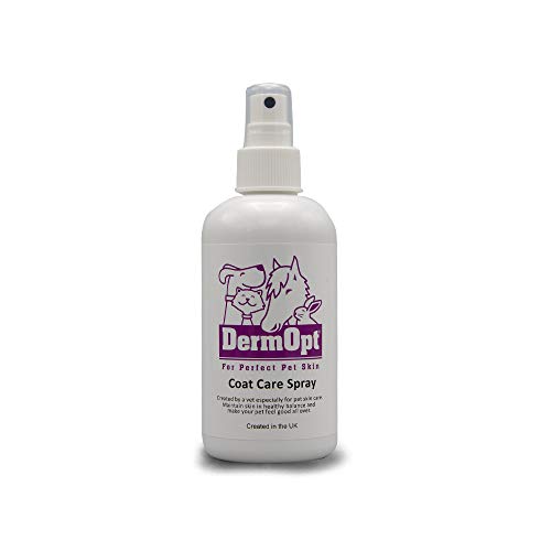DermOpt® Spray y acondicionador de piel para el cuidado de perros, alivia el picor