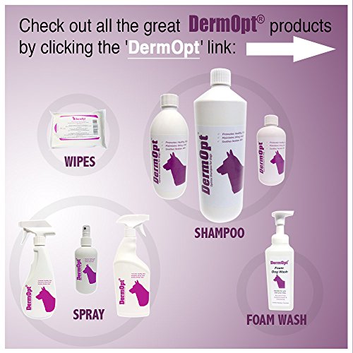 DermOpt® Spray y acondicionador de piel para el cuidado de perros, alivia el picor
