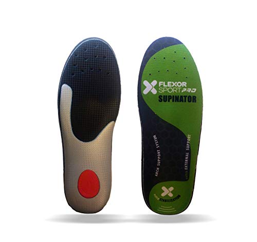 Desconocido Flexor Sport deportivas para pie supinador FX8 019. Plantillas trail running absorción de impactos made in Spain de fibras carbonium y látex. (41)