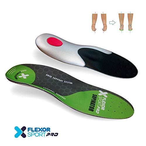 Desconocido Flexor Sport deportivas para pie supinador FX8 019. Plantillas trail running absorción de impactos made in Spain de fibras carbonium y látex. (41)