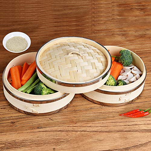 Desconocido Harcas Deluxe Vaporera de bambú