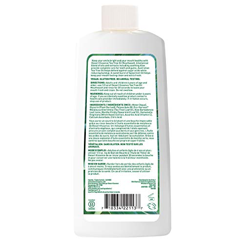 Desert Essence Tea Tree Oil Mouthwash Refill 473ml