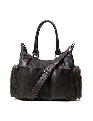 Desigual - Bag Chandy London Women, Shoppers y bolsos de hombro Mujer, Negro, 15.5x25.5x32 cm (B x H T)