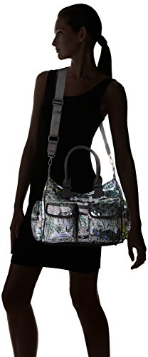 Desigual - Bols_explorer_london , Shoppers y bolsos de hombro Mujer, Verde (Verde Militar), 15.5x25.5x32 cm (B x H T)