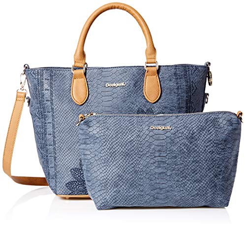 Desigual Bolsa AQUILES FLORIDA Mujeres Azul - 18WAXPC4-5000-U