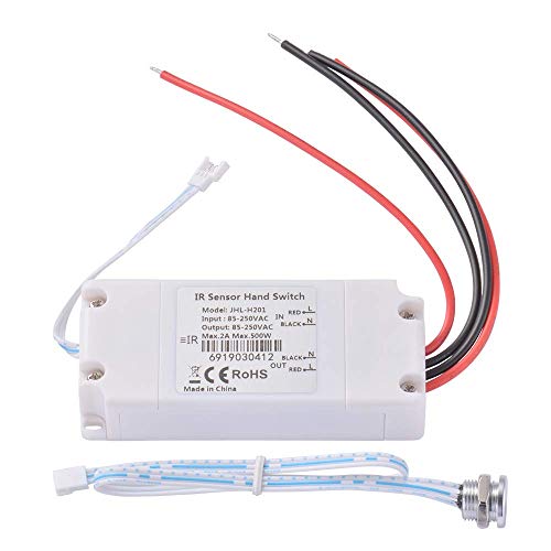 Detector de Movimiento Infrarrojos Integrable,Lámpara de Techo Automática Luz LED PIR Detector de Movimiento Infrarrojo AC85-250V