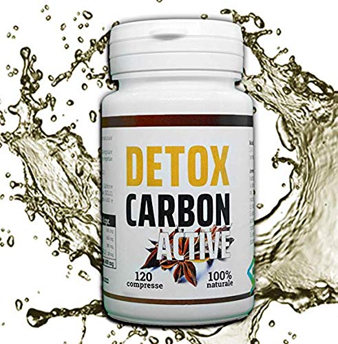 DETOX CARBON ACTIVE | ADELGAZANTE DETOX | QUEMAGRASA | PERDIDA RAPIDA DE PESO | VIENTRE PLANO y ABDOMEN PERFECTO | PURIFICA EL CUERPO | TERMOGENICO NATURAL | PRODUCTO 100% ITALIANO